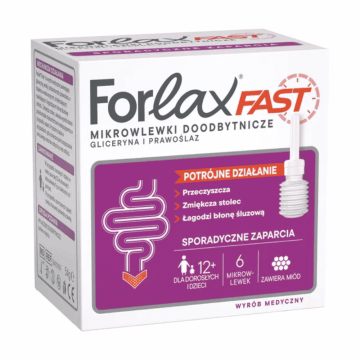 Forlax FAST, mikrowlewka doodbytnicza, 6wlew.
