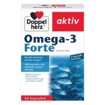 Doppelherz Aktiv Omega-3 Forte, kaps., 30 szt