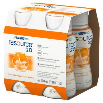 Resource 2.0, płyn o smaku morelowym, 4 x 200 ml