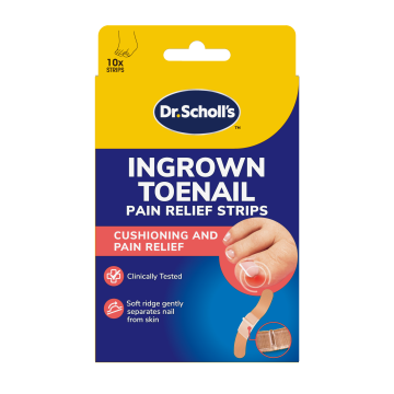 Dr.Scholl's, paski p/bólowe,na wrast.paznokcie stóp,10 szt