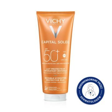 Vichy Ideal Soleil, ochronne mleczko do twarzy i ciała, SPF 50+, 300 ml