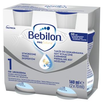 Bebilon Profutura Duo Biotik 1, płyn, 70 ml, 2 szt