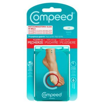 Compeed Plastry na pęcherze, wąskie, 6 szt.