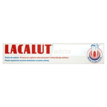 Lacalut white, pasta do zębów, 75 ml