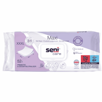 Seni Care Maxi, chust., piel?gnacyjne, 3w1,XXXL, 52 szt