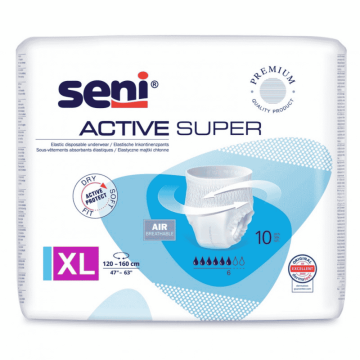 Seni Active Super, majtki elastyczne chłonne,extra ex.large,10szt