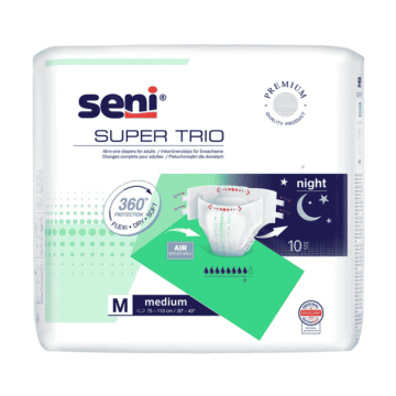 Seni Super Trio, pieluchomajtki, medium, 10szt