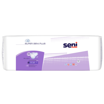 Seni Super Plus, pieluchomajtki, large, dla dorosłych, 30szt