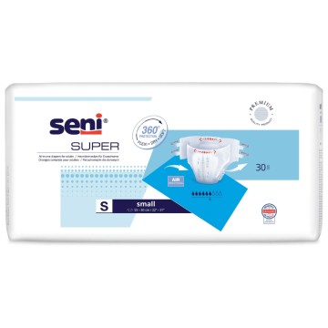 Seni Super, pieluchomajtki, small, dla dorosłych, 30 szt