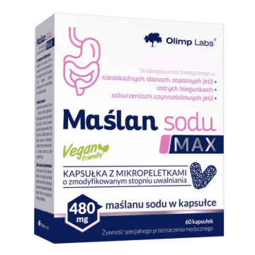 Maślan sodu MAX, kapsułki,(Olimp), 60 szt
