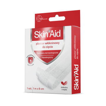 Skin Aid, Plaster Włókninowy Do Cięcia, 1m X 6cm