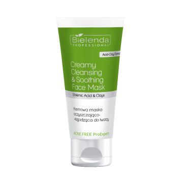 Bielenda Acne Free ProExpert, kremowa maska oczyszczająco-łagodząca do twarzy, 150 ml