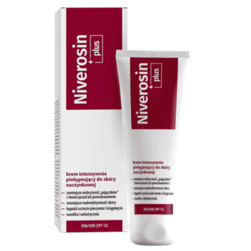 Niverosin Plus, krem, intens.piel?gnuj.d/sk.naczynkowej, 70g