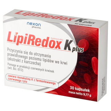 Nexon Pharma LipiRedox K plus, kapsułki, 30 szt.