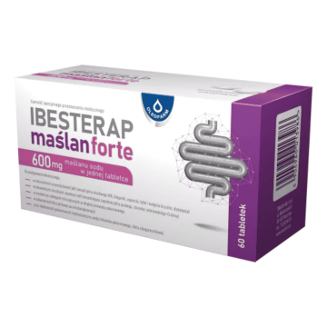 Ibesterap maślan forte, 600 mg, tabletki, 60 szt.