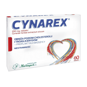 Cynarex, 250 mg, tabletki, 60 szt