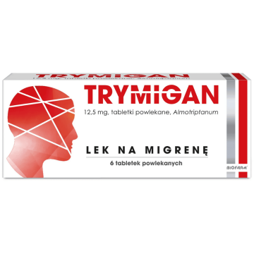Trymigan, 12,5 mg, tabletki powlekane, 6 szt