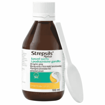 Strepsils Natur kaszel suchy,podra?n.gard?,30mg/ml,syrop,100ml