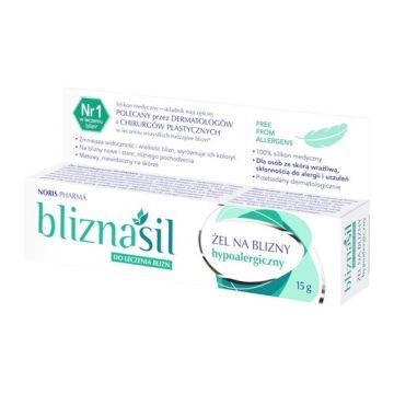 Bliznasil, żel do leczenia blizn, hypoalergiczny, 15 g