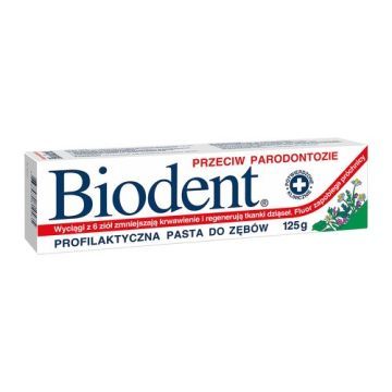 Biodent, pasta do zębów przeciw paradontozie, 75g