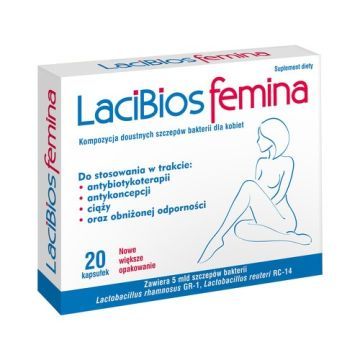 Lacibios Femina, kapsułki, 20 szt.