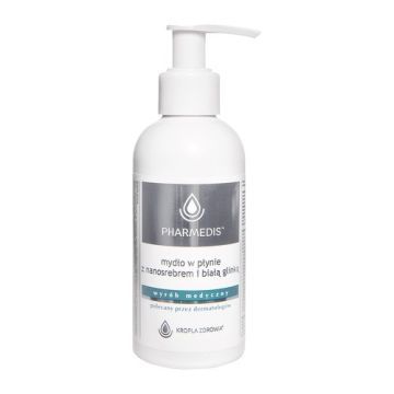 Pharmedis Kropla Zdrowia, mydło w płynie z nanosrebrem i białą glinką, 150 ml