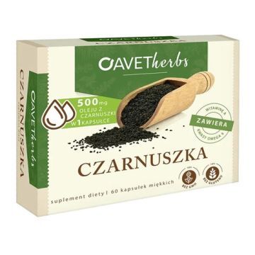Avet Herbs Czarnuszka, kapsułki miękkie, 60 szt.