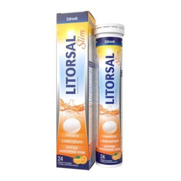 Zdrovit Litorsal Slim, tabletki musujące, 24 szt.