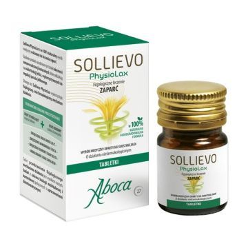 Sollievo PhysioLax, fizjologiczne leczenie zaparć, tabletki, 27 szt.