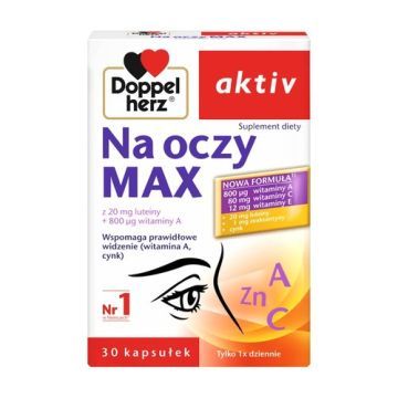 Doppelherz Aktiv Na oczy MAX, kapsułki, 30 szt.