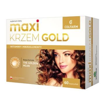 Maxi Krzem Gold, kapsułki, 60 szt.