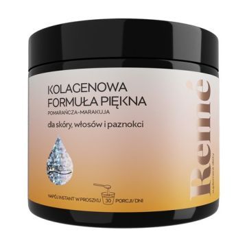 Reme Kolagenowa Formuła Piękna, pomarańcza - marakuja, proszek 150 g