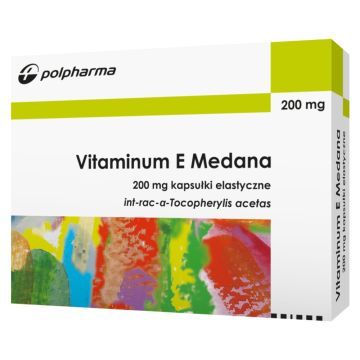 Vitaminum E Medana, 200 mg, kapsułki elastyczne, 20 szt.