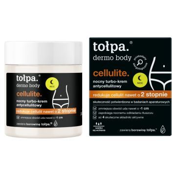 Tołpa Dermo Body Cellulite, turbo krem antycellulitowy na noc, 250 ml
