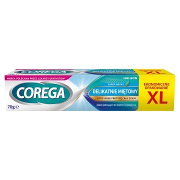 Corega Super Mocny Delikatnie Miętowy, krem, 70 g