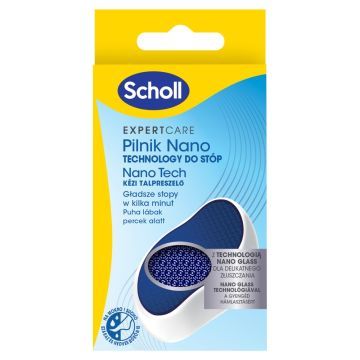 Scholl Nano Glass, pilnik do twardej skóry stóp, 1 szt.