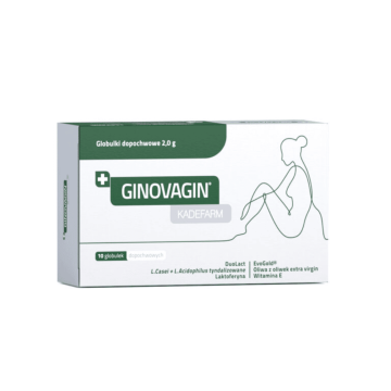 Ginovagin Kadefarm, globulki dopochwowe, 10 szt