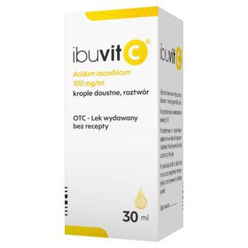 Ibuvit C, 100 mg/ml, krople doustne, 30 ml
