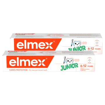 Elmex, pasta do z?bów, Junior, 75 ml x2op,PROM,973/25