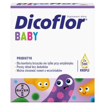 Dicoflor Baby, krople, 5 ml x 2opak,PROM.5342/23