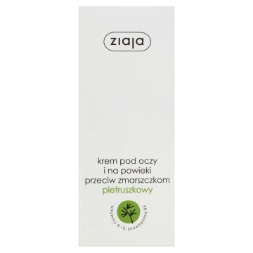 Ziaja, krem pod oczy i na powieki, przeciw zmarszczkom, pietruszkowy, 15 ml
