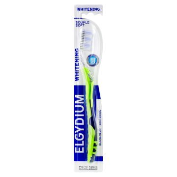 Elgydium Whitening soft, szczoteczka wybielająca do zębów, miękka, 1 szt.
