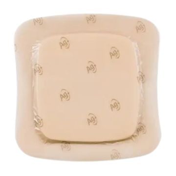Aquacel Ag Foam, opatrunek przylepny, 12,5 cm x 12,5 cm, 1szt. (z opakowania 5 szt.)