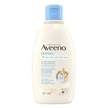 Aveeno Dermexa, emolientowy żel do mycia ciała bezzapachowy, 300ml