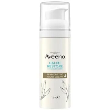 Aveeno Calm + Restore, Przywracający nawilżenie krem na noc, 50ml