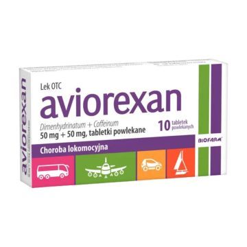 Aviorexan, 50 mg + 50 mg, tabl.powl., 10 szt