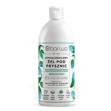 Barwa, Hipoalergiczny żel pod prysznic bezzapachowy skóra wrażliwa, 400 ml