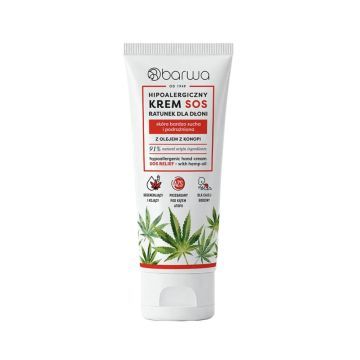 Barwa, Hipoalergiczny krem do rąk SOS skóra bardzo sucha, 75 ml