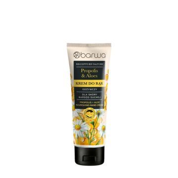 Barwa, Krem do rąk odżywczy Propolis + Aloes Receptury Natury, 100 ml