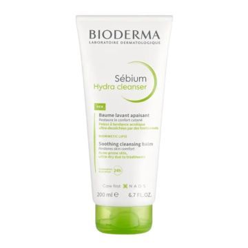Bioderma Sebium Hydra, emuls.,oczyszcz.,kojaca, 200 ml